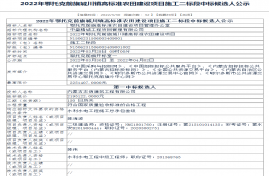 2022年鄂托克前旗城川镇高标准农田建设项目施工二标段